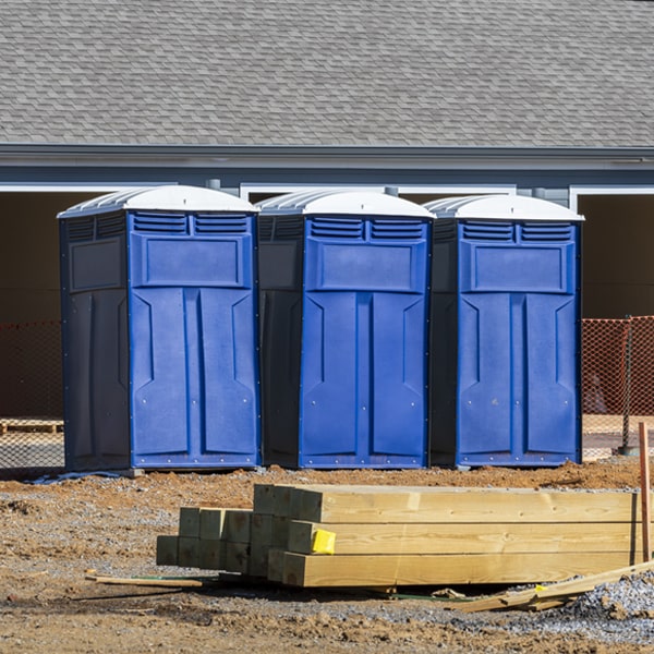 can i customize the exterior of the portable toilets with my event logo or branding in Ossian Indiana